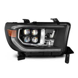 Купити Передні фари Toyota Tundra 2007-2013 LED NOVA серія чорні AlphaRex AHL-TUN07-G2-N-B