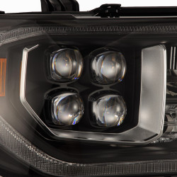 Купити Передні фари Toyota Tundra 2007-2013 LED NOVA серія чорні AlphaRex AHL-TUN07-G2-N-B