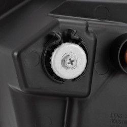 Купити Передні фари Toyota Tundra 2007-2013 LED NOVA серія чорні AlphaRex AHL-TUN07-G2-N-B