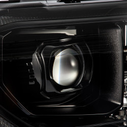 Купити Передні фари Toyota Tundra 2007-2013 LED LUXX серія колір Alpha-Black AlphaRex AHL-TUN07-G2-PL-SA-FLB