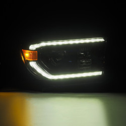 Купити Передні фари Toyota Tundra 2007-2013 LED PRO серія чорні AlphaRex AHL-TUN07-G2-P-S-B