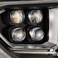 Купити Передні фари Toyota Tundra 2014-2021 LED NOVA серія чорні AlphaRex AHL-TUN14-G2-N-B