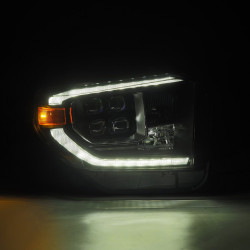Купити Передні фари Toyota Tundra 2014-2021 LED NOVA серія чорні AlphaRex AHL-TUN14-G2-N-B