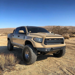 Купити Передні фари Toyota Tundra 2014-2021 LED NOVA серія чорні AlphaRex AHL-TUN14-G2-N-B