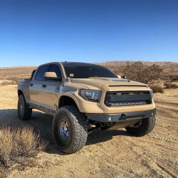 Купити Передні фари Toyota Tundra 2014-2021 LED LUXX серія чорні AlphaRex AHL-TUN14-G2-PL-SA-B