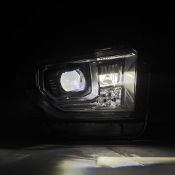 Купити Передні фари Toyota Tundra 2014-2021 LED LUXX серія чорні AlphaRex AHL-TUN14-G2-PL-SA-B
