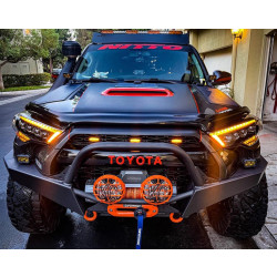 Купити Передні фари Toyota 4Runner 2014-2022 G2 Style NOVA серія колір Alpha-Black AlphaRex AHL-T414-G2-N-LB