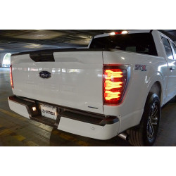 Купити Задні фари Ford F150 2021+ LED LUXX серія чорні AlphaRex RTL-FF21-SA-YW-BS