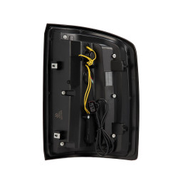 Купити Задні фари GMC Sierra 1500 2014-2018 LED LUXX серія чорно-червоні AlphaRex RTL-GS14-SA-RR-LBS