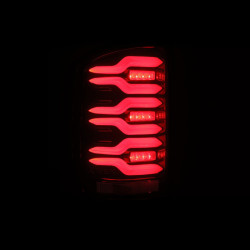 Buy The rear headlights of GMC Sierra 2500HD 2014-2018 LED LUXX Series Black-red Alpharex RTL-GS14-SA-RR-LBS.