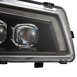 Buy Front headlights Chevrolet Silverado 2003-2006 LED Nova Black Alpharex Ahl-cl03-N-B