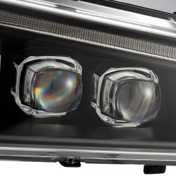 Buy Front headlights Chevrolet Silverado 2003-2006 LED Nova Black Alpharex Ahl-cl03-N-B