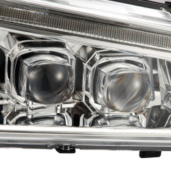 Buy Front headlights Chevrolet Silverado 2003-2006 LED NOVA CHRM CRME ALPHARAREX AHL-CL03-N-C
