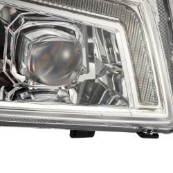 Buy Front headlights Chevrolet Silverado 2003-2006 LED NOVA CHRM CRME ALPHARAREX AHL-CL03-N-C