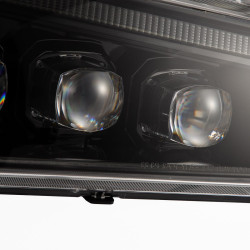Buy Front headlights Chevrolet Silverado 2003-2006 LED NOVA ALPHA-BLACK AHL-CL03-N-FLB Series