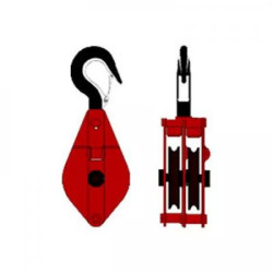 Купить Блок с крюком HQG2-1.0 двухроликовый