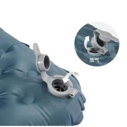 Купить Матрац надувний надлегкий Naturehike CNH22DZ018, із мішком для надування, прямокутний чорний 196 см