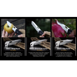 Купить Ніж складаний Roxon S502U, чорний