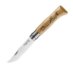 Buy Knife opinel # 8 vri animalia hare, oak (002333)