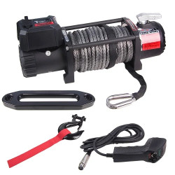Buy Winch Automobile T-Max EW-9500-4305 kg 12 b musclelift Synthetic rope