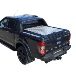 Купить Крышка для Ford Ranger Wildtrak DC (15-23) алюминиевая серебристая от Road Ranger EVO900S