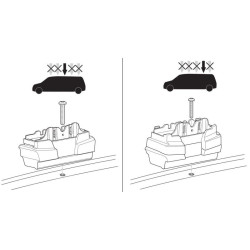 Купити Монтажный комплект Thule 7107 для Volkswagen Transporter (T5; T6) 2003→ (TH 187107)