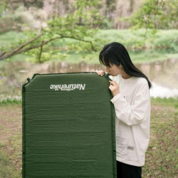 Купить Матрац cамонадувний 5 см Naturehike NH20DZ003, темно-зелений