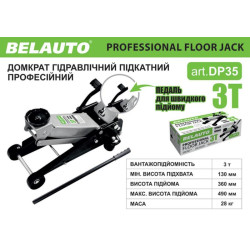 Buy Jack hydraulic (Podat) Belavto with pedal, 3t