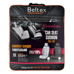 Buy Set of premium capes for seats Beltex Barcelona, ​​Black