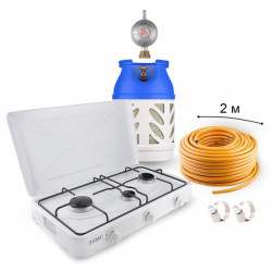Buy Gas Set: Hexagon Bylon 18,2l, Reducer, Hosp, Portable stove OR-301, clamps