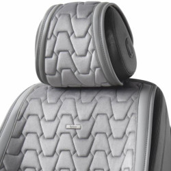 Buy Premium capes for front seats Beltex Chicago, Grey 2pcs