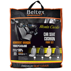 Buy Premium capes for front seats Beltex Monte Carlo, Black 2pcs.