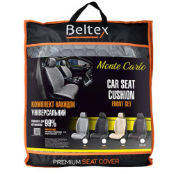 Buy Premium capes for front seats Beltex Monte Carlo, Grey 2pcs.