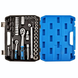 Buy Professional set of tools in the Mölder Case 1/2 ", 1/4" 72 T, CR-V, 72OD.