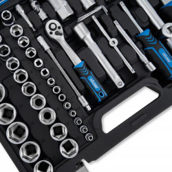 Buy Professional set of tools in the Mölder Case 1/2 ", 1/4" 72 T, CR-V, 94OD.