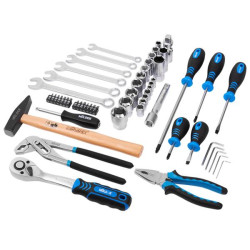 Buy Professional set of tools in the Mölder Case 1/2 ", 1/4" 72t, CR-V, 56OD.