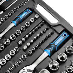 Buy Professional set of tools in the Mölder Case 1/2 ", 1/4", 3/8 "72t, CR-V, 151OD.