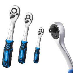 Buy Professional set of tools in the Mölder Case 1/2 ", 1/4", 3/8 "72t, CR-V, 176OD.