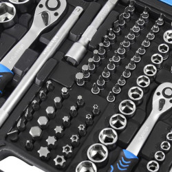 Buy Professional set of tools in the Mölder Case 1/2 ", 1/4", 3/8 "72t, CR-V, 176OD.