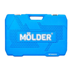 Buy Professional set of tools in the Mölder case 1/2 ", 1/4", 3/8 "72t, CR-V, 233OD.