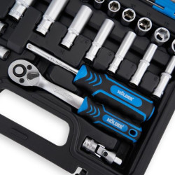 Buy Professional set of tools in the Mölder Case 1/4 "72 T, CR-V, 56OD.