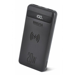 Купити Повербанк (Power Bank) Brevia 10000mAh 20W Wireless Qi10W Li-Pol, LCD