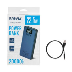 Купити Повербанк (Power Bank) Brevia 20000mAh 22,5W Li-Pol, LCD