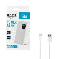 Купити Універсальна мобільна батарея Brevia 30000mAh 65W Li-Pol, LCD