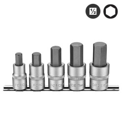 Buy 1/2 "Golovok-Bit Set 6-Gr. 5 BC (10-19 mm) (Force 4056)