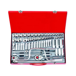 Купить 3/8" и 1/2" Набор инструмента ММ и SAE 64 пр. (FORCE 4641)