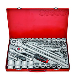 Купить 1/4",1/2" и 3/4" Набор инструмента ММ и SAE 65 пр. (FORCE 4652)