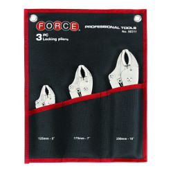 Купить Набор зажимов с фиксатором 3 пр. (125 мм, 175 мм, 250 мм) (FORCE 50311)