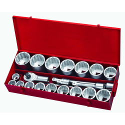 Купить 1" Набор инструмента 12-гр. 21 пр. (36-80 мм) (FORCE 8211)