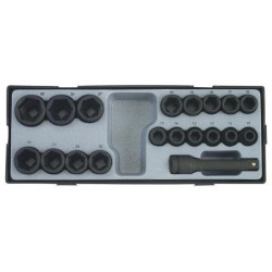 Купить 1/2" Набор головок ударных 6-гр.19 пр. (FORCE T4193)